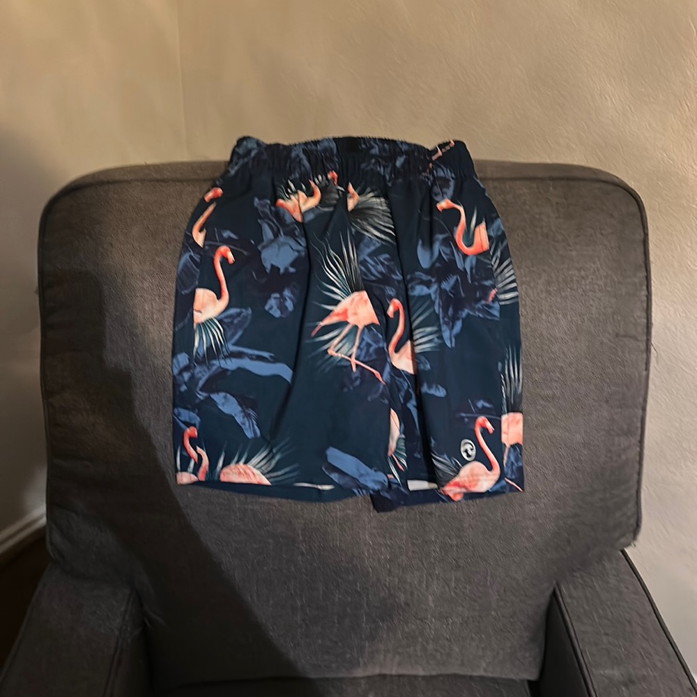 Ocean current swim trunks